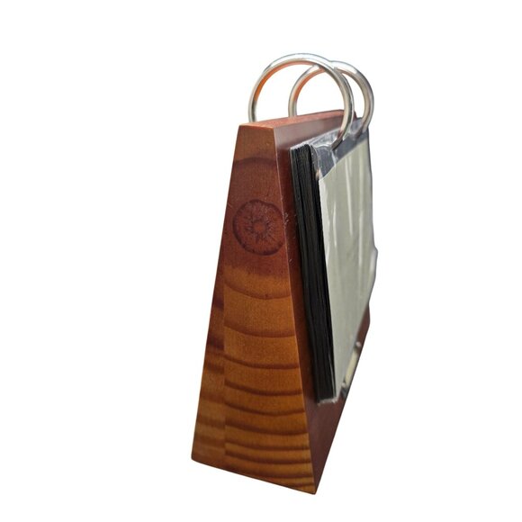 Pottery Barn 4x6 Wooden Roland Frame With Metal Rings & Display Slot NIB JJ4002 - Picture 4 of 9